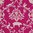 Pink Damask Pattern Floral Canvas By Echino
